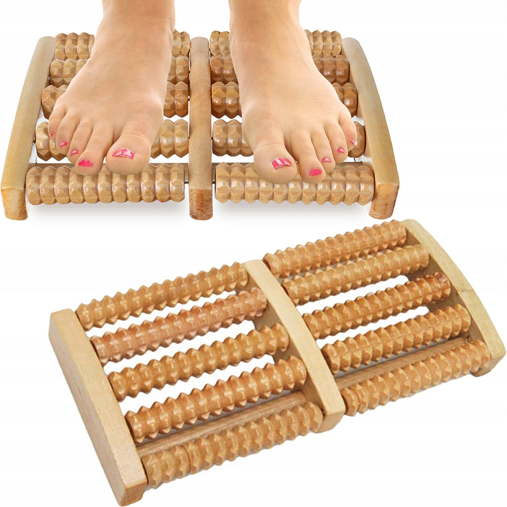 wooden foot massager