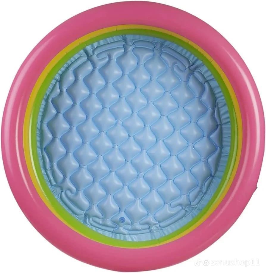 Inflatable Pool Baby Retro Blow Up Swimming Pool Family Cute Style Thickened Water Pool