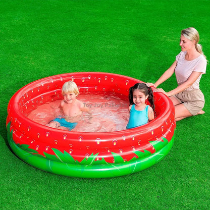 Inflatable Pool Baby Retro Blow Up Swimming Pool Family Cute Style Thickened Water Pool